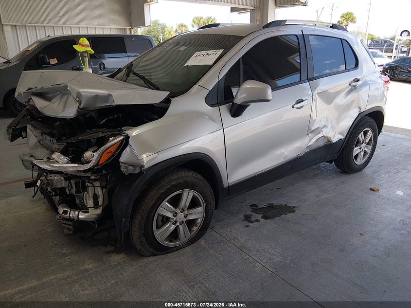 Vin: kl7cjpsm1nb567913, lot: 46214355, chevrolet trax awd lt 20222