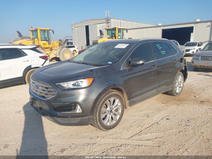 Vin: 2fmpk3k92lbb49353, lot: 46214356, ford edge titanium 20202