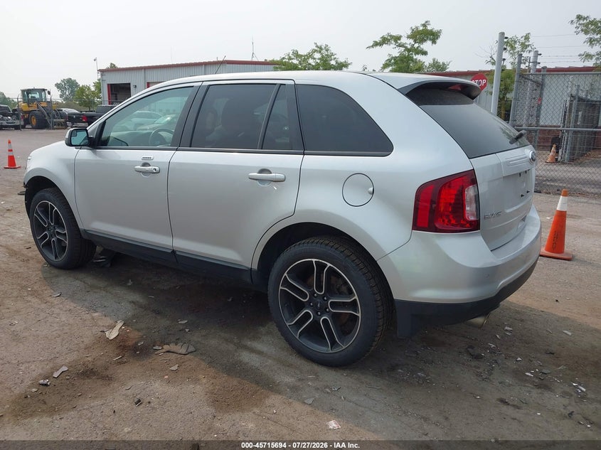 Vin: 2fmdk4jc1ebb14327, lot: 46214375, ford edge sel 20143