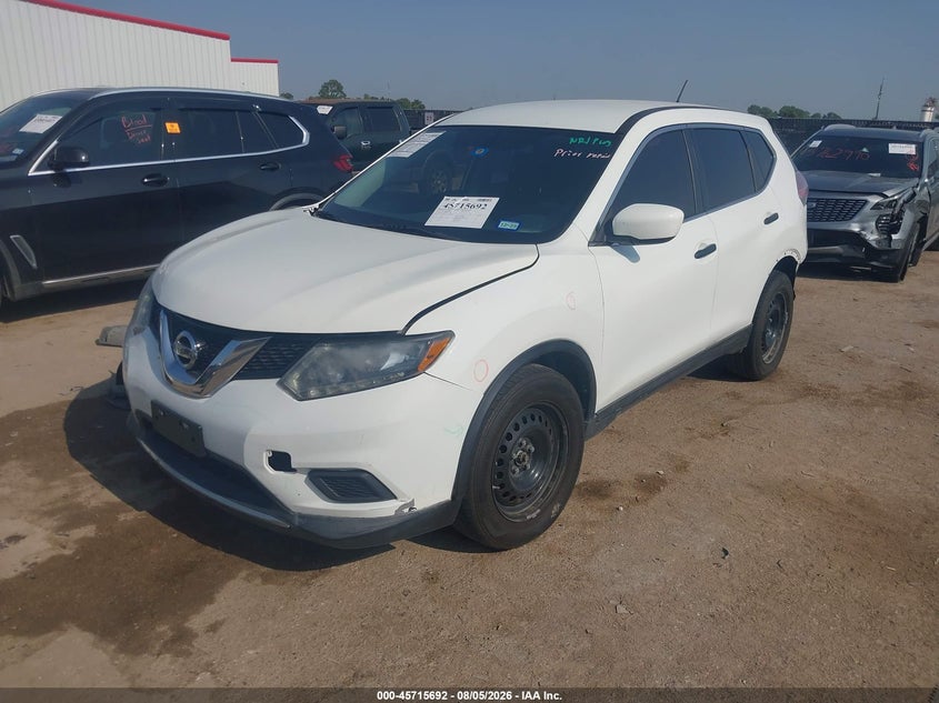 Vin: knmat2mt1gp691228, lot: 46214376, nissan rogue s/sl/sv 20162