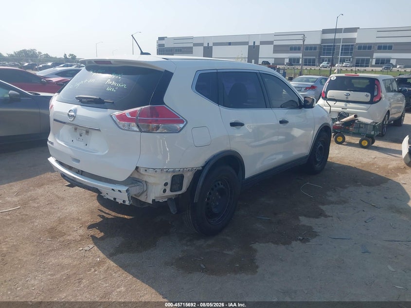 Vin: knmat2mt1gp691228, lot: 46214376, nissan rogue s/sl/sv 20164