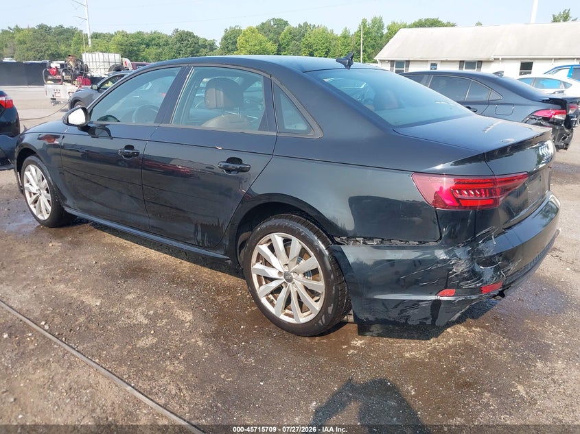 Vin: waukmaf49jn016275, lot: 46214391, audi a4 2.0t ultra premium 20183