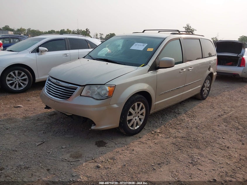 Vin: 2c4rc1bgxdr727236, lot: 46214410, chrysler town & country touring 20132