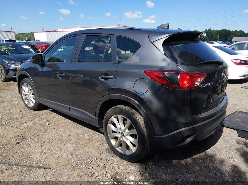 Vin: jm3ke4dy6e0371566, lot: 46214450, mazda cx-5 grand touring 20143