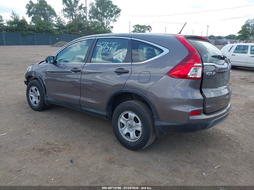 Vin: 2hkrm4h39fh699318, lot: 46214478, honda cr-v lx 20153