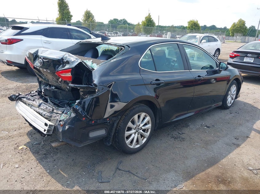 Vin: 4t1b11hk6ku219215, lot: 46214560, toyota camry le 20194