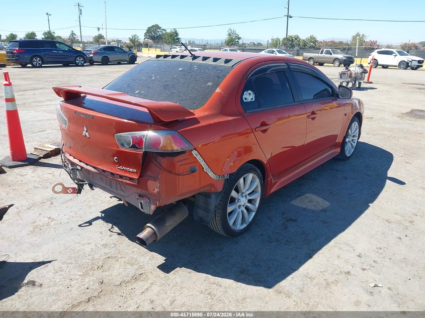 Vin: ja32u8fw7bu041534, lot: 46214572, mitsubishi lancer gts 20114