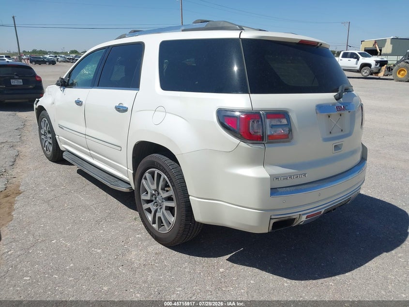Vin: 1gkkrtkd2ej344113, lot: 46214599, gmc acadia denali 20143