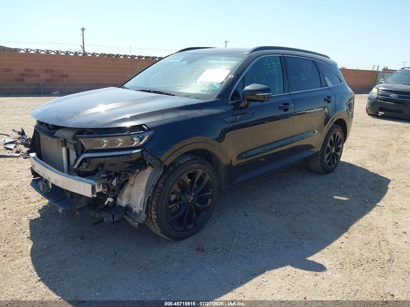 Vin: 5xyrk4lf4mg045130, lot: 46214600, kia sorento sx prestige 20212