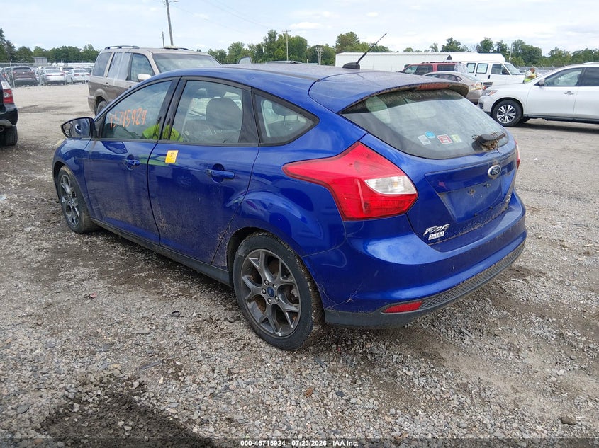 Vin: 1fadp3k22el204713, lot: 46214606, ford focus se 20143