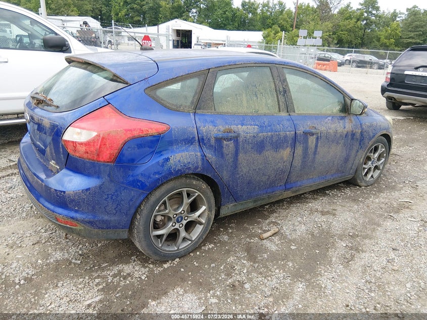 Vin: 1fadp3k22el204713, lot: 46214606, ford focus se 20144