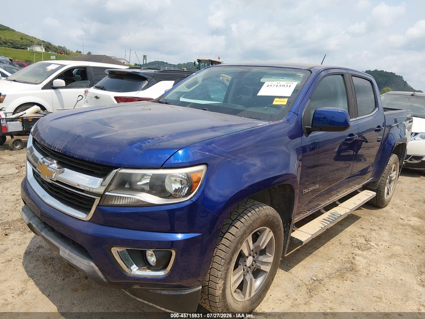 Vin: 1gcgtcen6h1238890, lot: 46214613, chevrolet colorado 4wd lt 20172