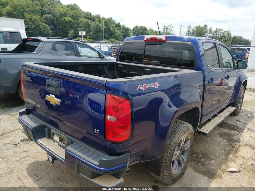 Vin: 1gcgtcen6h1238890, lot: 46214613, chevrolet colorado 4wd lt 20174