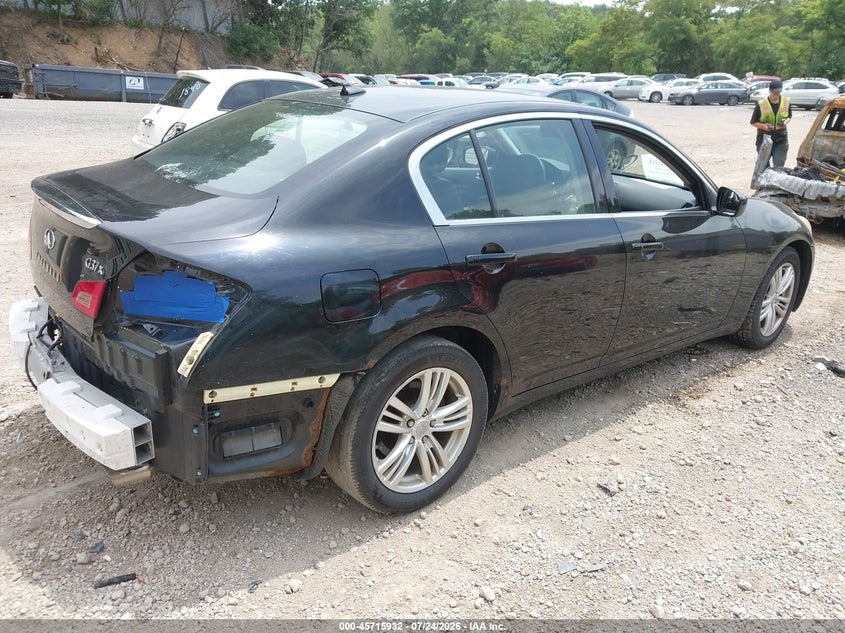 Vin: jn1cv6ar6am452384, lot: 46214614, infiniti g37x 20104