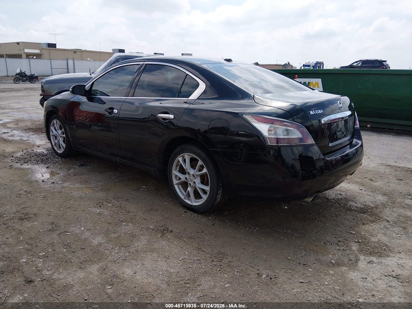 Vin: 1n4aa5ap1ec493824, lot: 46214617, nissan maxima 3.5 sv 20143