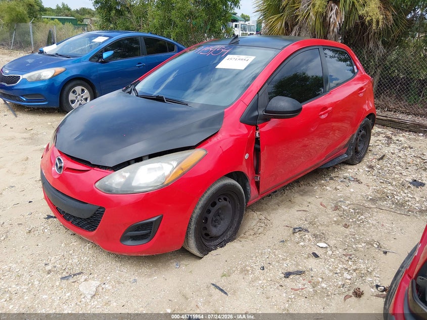 Vin: jm1de1kyxc0140167, lot: 46214636, mazda mazda2 sport 20122