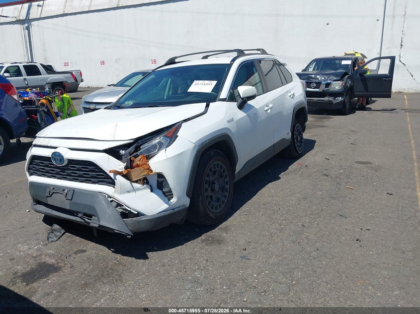 Vin: 4t3rwrfv7mu045659, lot: 46214637, toyota rav4 hybrid xle 20212