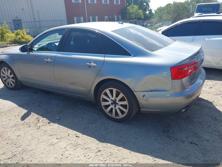 Vin: wauggafc1dn134992, lot: 46214644, audi a6 3.0t premium 20133