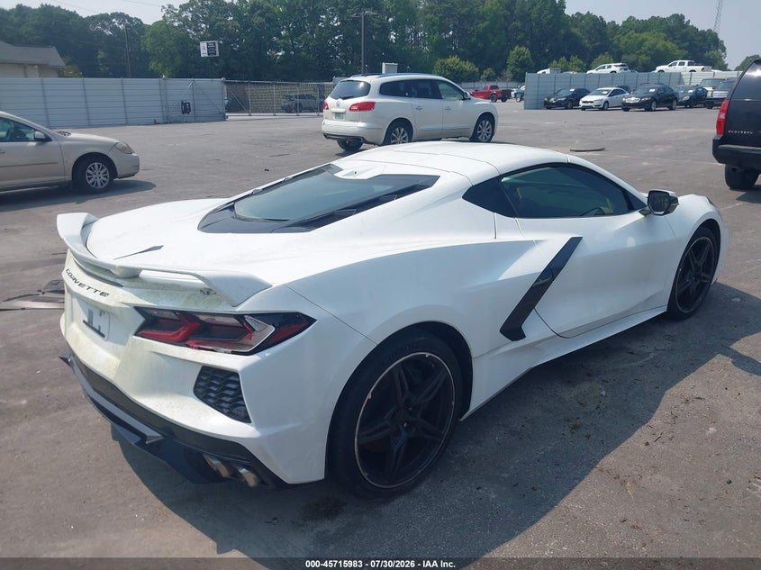 Vin: 1g1yb2d44n5106573, lot: 46214665, chevrolet corvette stingray rwd  2lt 20224