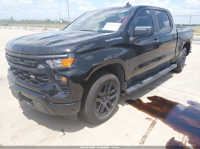 Vin: 1gcpabek8sz259965, lot: 46214707, chevrolet silverado 1500 2wd  short bed custom 20252