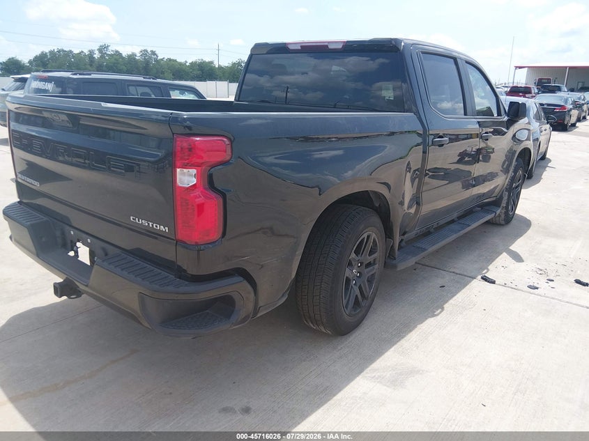Vin: 1gcpabek8sz259965, lot: 46214707, chevrolet silverado 1500 2wd  short bed custom 20254