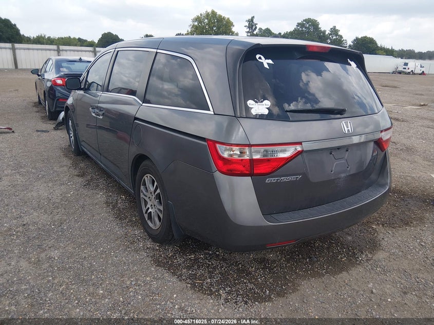 Vin: 5fnrl5h63cb093624, lot: 46214708, honda odyssey ex-l 20123