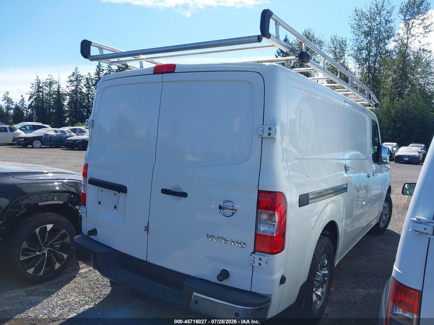 Vin: 1n6af0ky4jn805832, lot: 46214709, nissan nv cargo nv3500 hd sl v8 20183