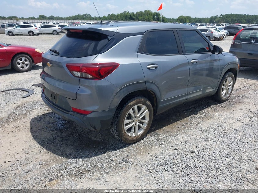 Vin: kl79mms24nb119423, lot: 46214716, chevrolet trailblazer fwd ls 20224