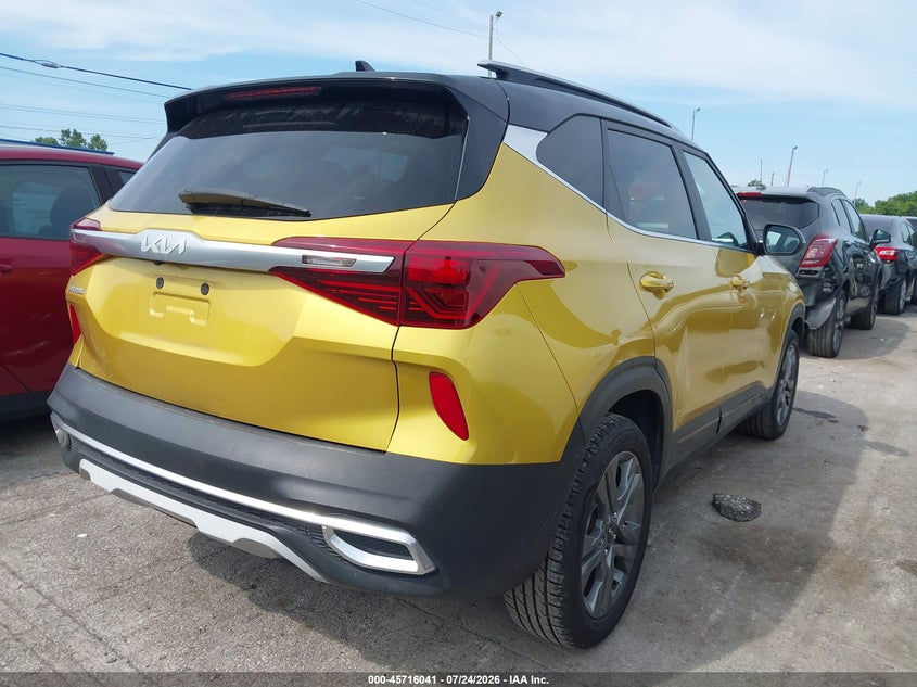 Vin: kndeu2aa2p7384300, lot: 46214723, kia seltos s 20234