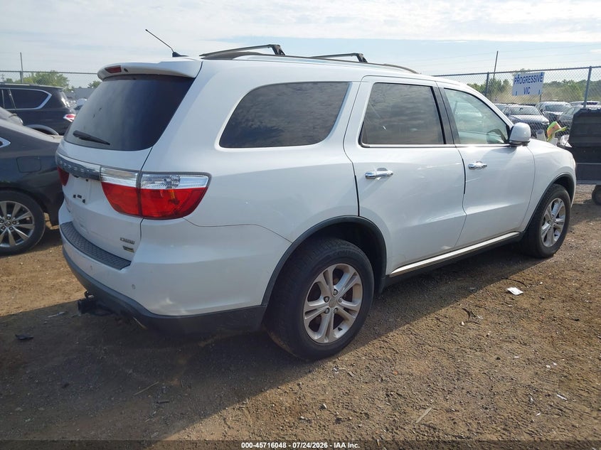 Vin: 1c4rdhdgxdc674680, lot: 46214730, dodge durango crew 20134