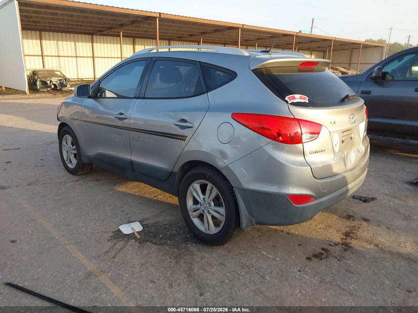 Vin: km8ju3ac0au110278, lot: 46214748, hyundai tucson gls 20103