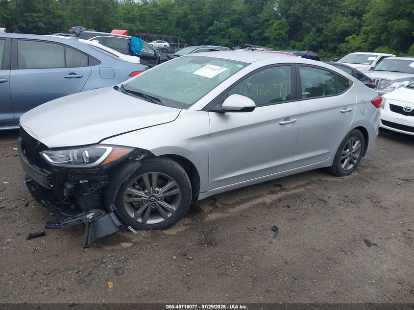 Vin: 5npd84lf7hh186524, lot: 46214759, hyundai elantra se 20172
