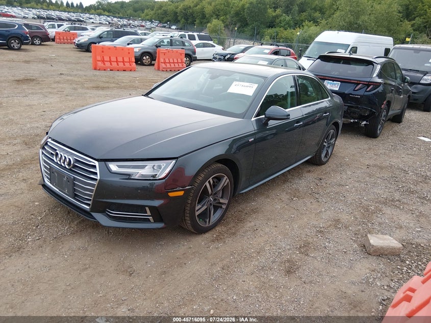 Vin: wauenaf40hn002284, lot: 46214777, audi a4 premium plus 20172