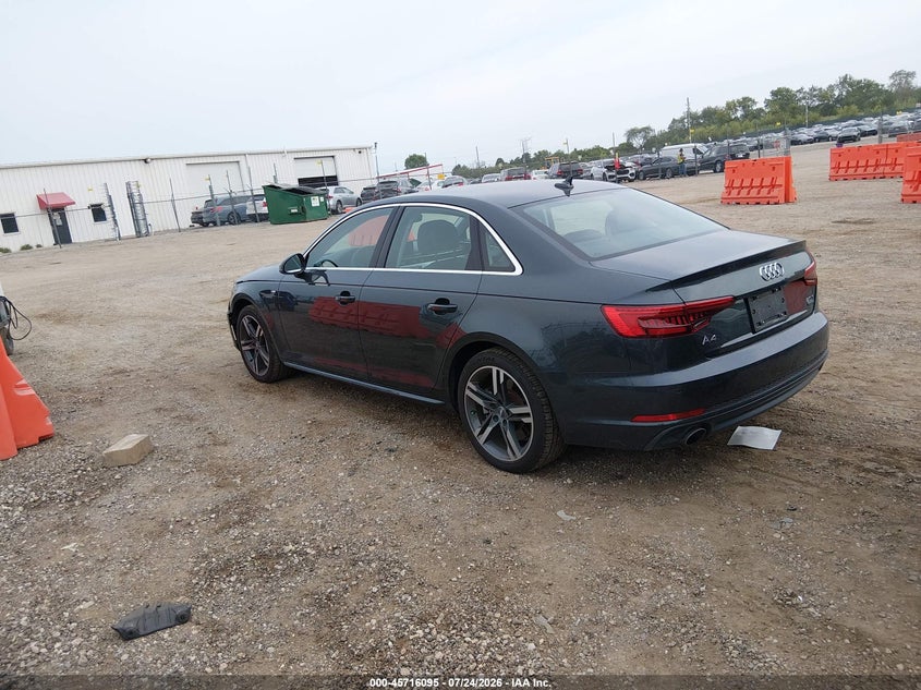 Vin: wauenaf40hn002284, lot: 46214777, audi a4 premium plus 20173