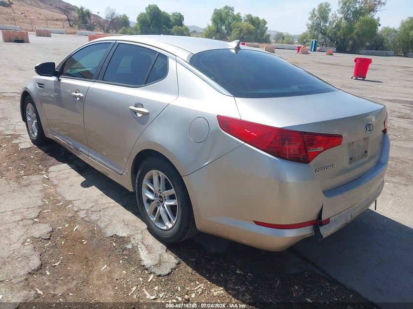 Vin: knagm4a72b5157358, lot: 46214822, kia optima lx 20113