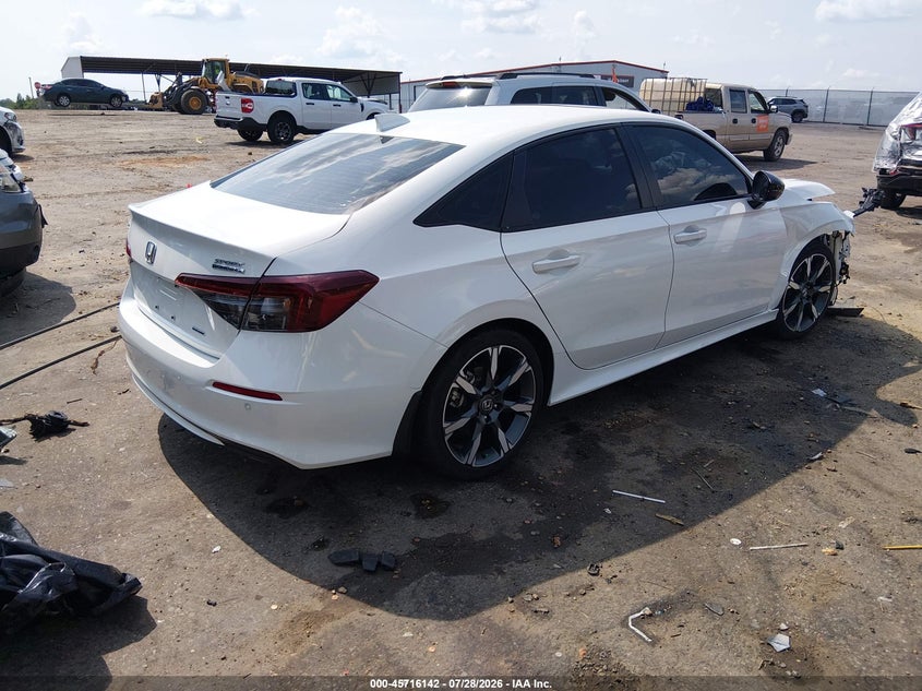 Vin: 2hgfe4f88sh349830, lot: 46214824, honda civic hybrid sport/sport touring 20254