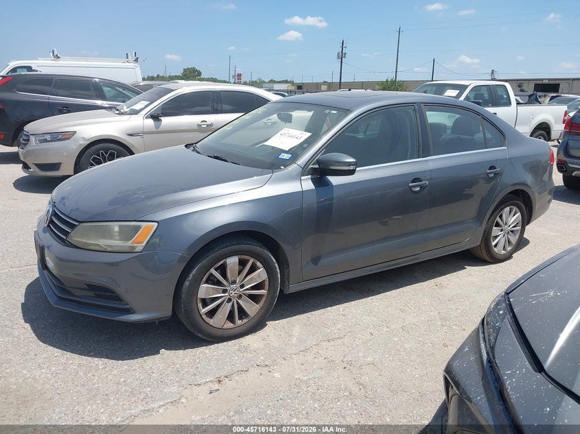 Vin: 3vwd17ajxfm254204, lot: 46214825, volkswagen jetta 1.8t se 20152