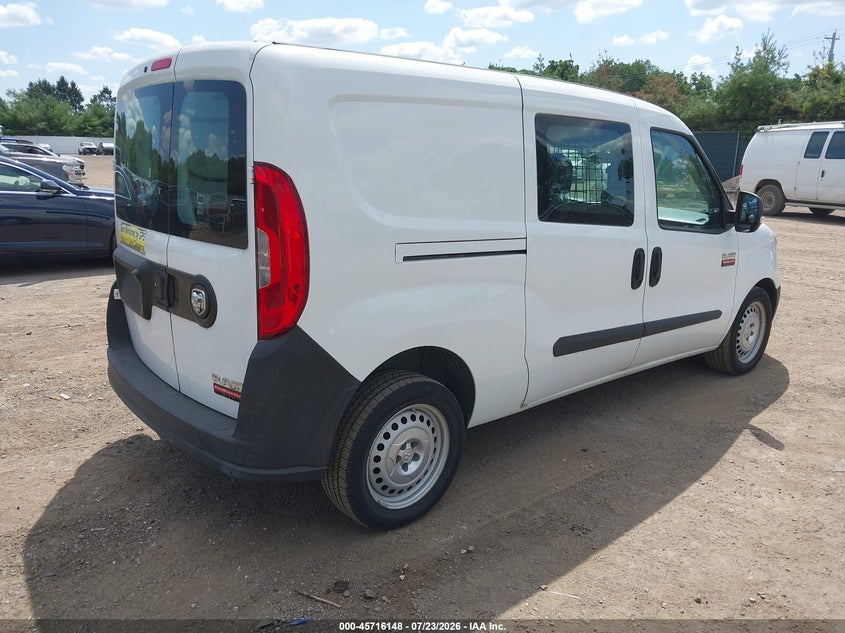 Vin: zfberfab0j6h97787, lot: 46214830, ram promaster city tradesman 20184