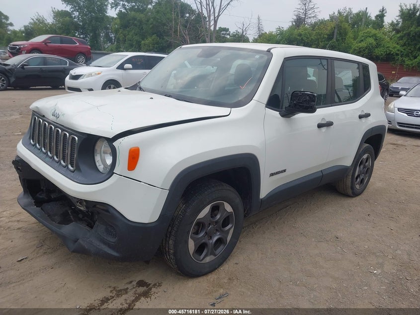 2015 Jeep Renegade, Удар спереди, IAAI, VIN ZACCJBAT2FPC40877 — фото 2
