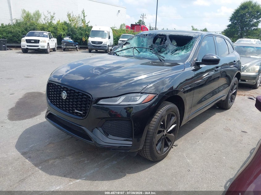 Vin: sadct2ex0sa748982, lot: 46214869, jaguar f-pace r-dynamic s p250 awd automatic 20252