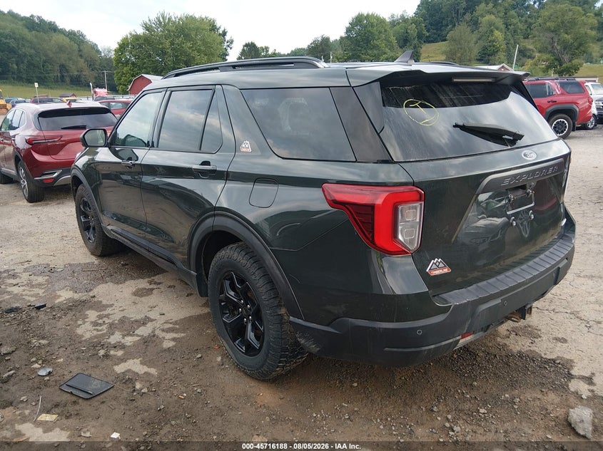 Vin: 1fmsk8jh6mgc14277, lot: 46214870, ford explorer timberline 20213