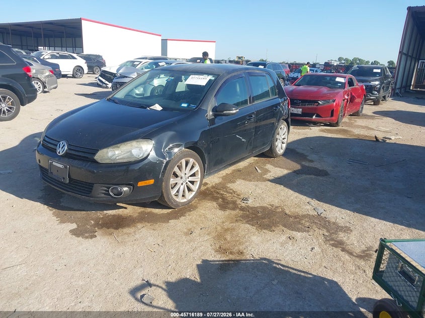 Vin: wvwdm7aj2dw054117, lot: 46214871, volkswagen golf 2.0l tdi 4-door 20132