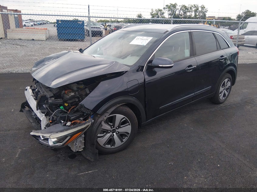 Vin: kndcc3ld3j5206096, lot: 46214873, kia niro plug-in hybrid ex premium 20182
