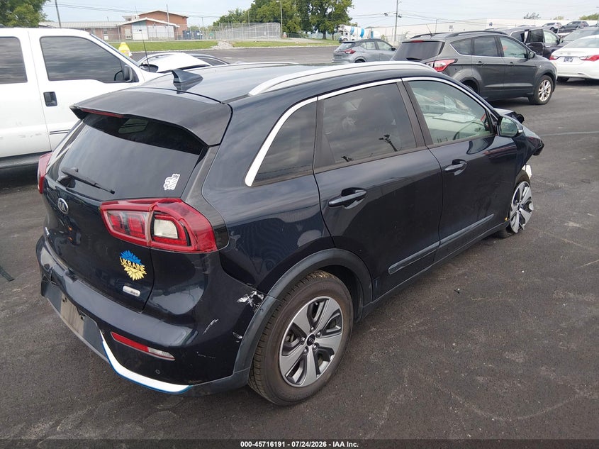 Vin: kndcc3ld3j5206096, lot: 46214873, kia niro plug-in hybrid ex premium 20184