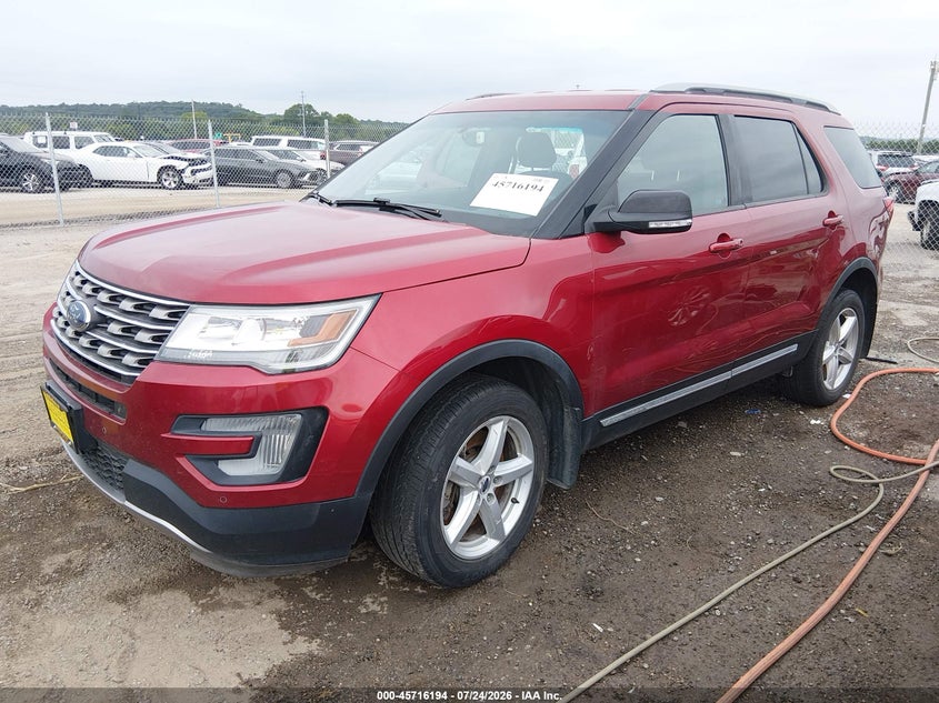 Vin: 1fm5k8dh3ggd14818, lot: 46214876, ford explorer xlt 20162