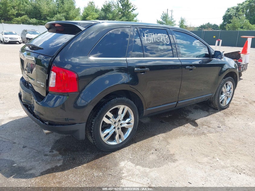 Vin: 2fmdk4kc2dbe24046, lot: 46214895, ford edge limited 20134