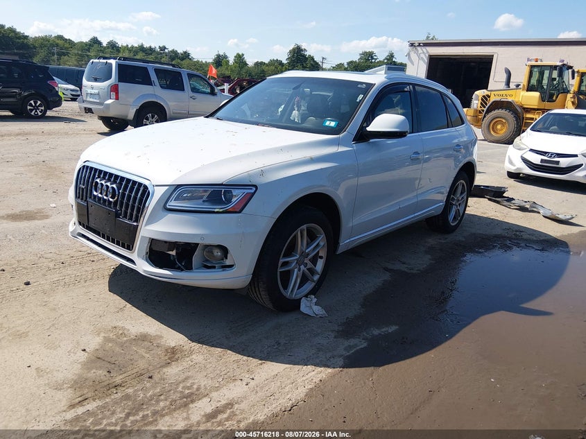 Vin: wa1c2afp4ha099861, lot: 46214900, audi q5 2.0t premium 20172