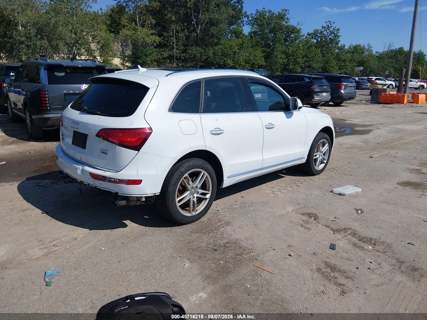 Vin: wa1c2afp4ha099861, lot: 46214900, audi q5 2.0t premium 20174