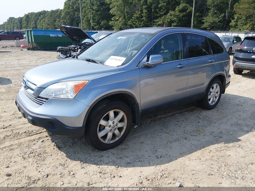 2009 Honda Cr-V Ex-L, Обычный износ, IAAI, VIN 5J6RE38779L009411 — фото 2