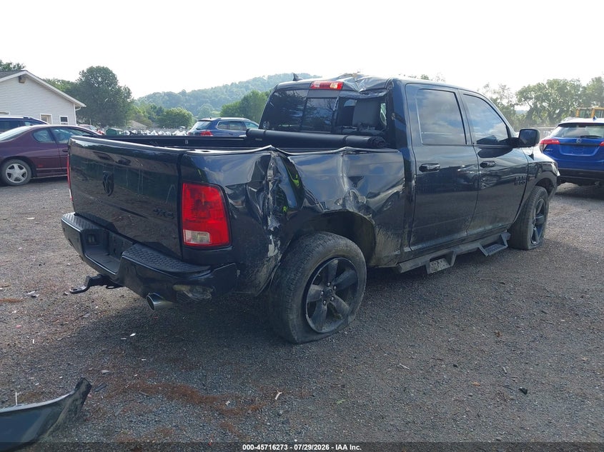 Vin: 1c6rr7lt2js337942, lot: 46214955, ram 1500 big horn  4x4 5'7 box 20184